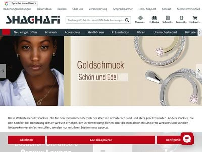 Website von Shaghafi GmbH