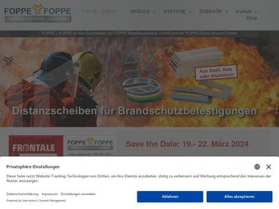 Website von FOPPE Direkt Versand GmbH