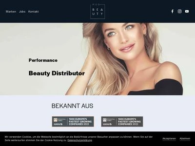 Website von MSG Beauty GmbH