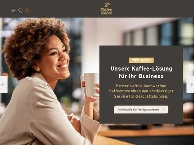 Website von Tchibo Coffee Service GmbH