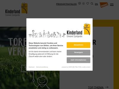 Website von ESF Emsland Spiel- und Freizeitgeräte GmbH & Co. KG