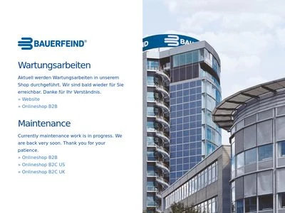 Website von Bauerfeind AG