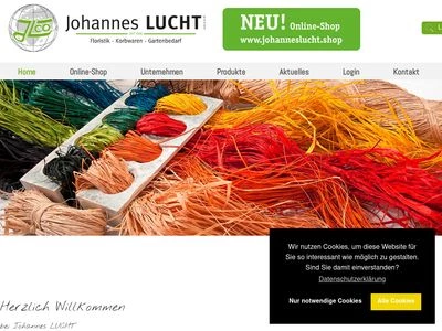 Website von Johannes LUCHT GmbH & CO. KG
