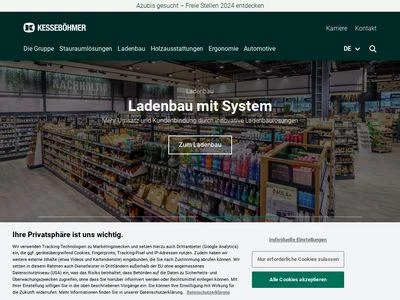 Website von Kesseböhmer Holding KG