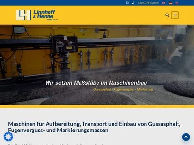 Website von Linnhoff & Henne GmbH und Co. KG
