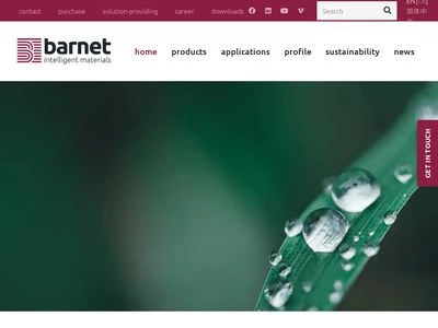 Website von Barnet Europe  - W.Barnet GmbH & Co. KG