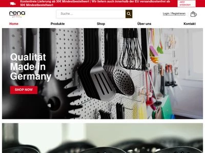 Website von RENA Küchenhelfer GmbH