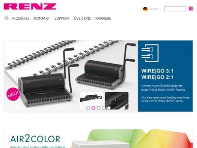 Website von Chr. Renz GmbH