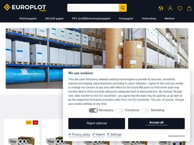 Website von Europlot GmbH