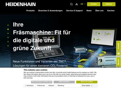Website von DR. JOHANNES HEIDENHAIN GmbH