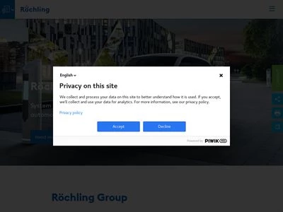 Website von Röchling SE & Co. KG
