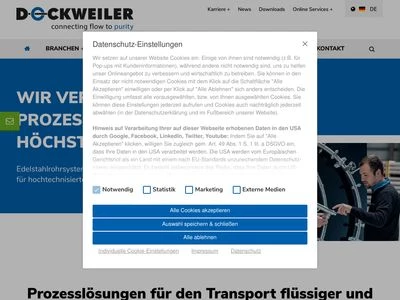Website von Dockweiler AG