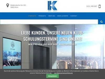 Website von KUTSCHERA GMBH