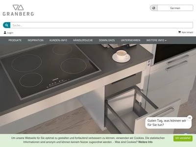 Website von Granberg GmbH