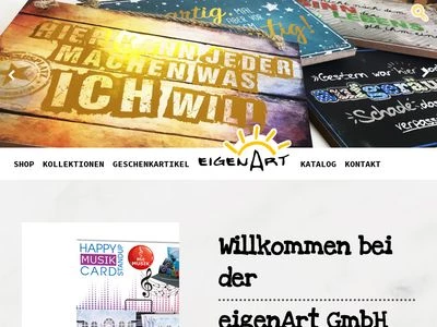 Website von eigenArt GmbH