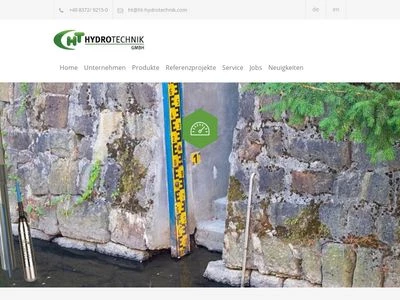 Website von HT Hydrotechnik GmbH