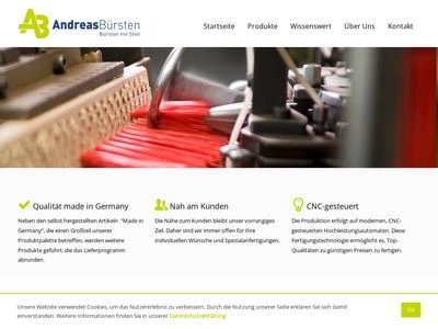 Website von Andreas Bürsten GmbH