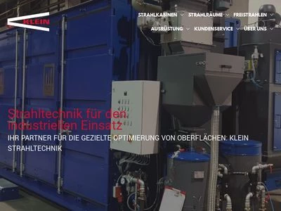 Website von F. Klein Industrieservice GmbH