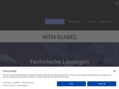 Website von WTM Klabes