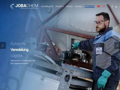 Website von Jobachem GmbH