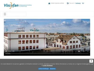 Website von VISCOFAN DE GmbH