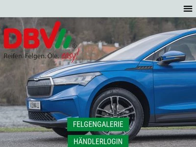 Website von DBV Würzburg GmbH
