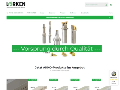Website von Lörken GmbH