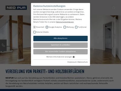 Website von Neopur GmbH