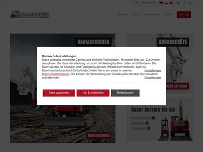 Website von Wilhelm Schäfer GmbH