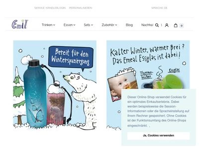 Website von Emil Vertriebs-GmbH