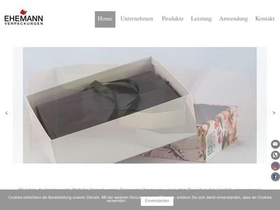 Website von Eduard Ehemann GmbH