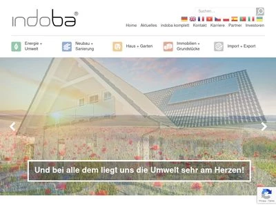 Website von indoba GmbH