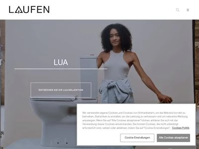 Website von LAUFEN GmbH