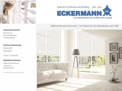 Website von Eckermann GmbH