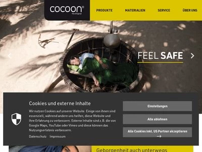Website von Design Salt Outdoor GmbH