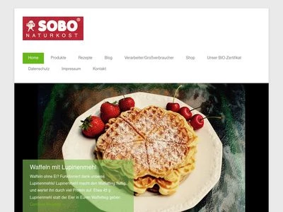 Website von SOBO Naturkost