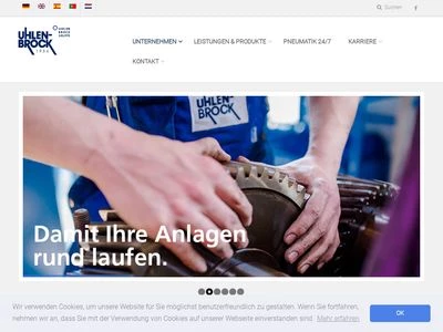 Website von Anton Uhlenbrock GmbH
