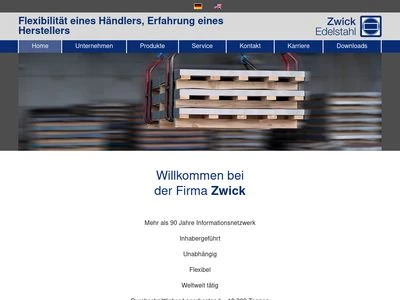Website von Albrecht Zwick GmbH