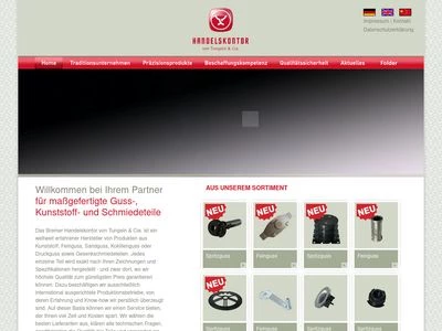 Website von HANDELSKONTOR von Tungeln & Cie. GmbH & Co. KG