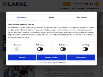 Website von LAKAL GmbH