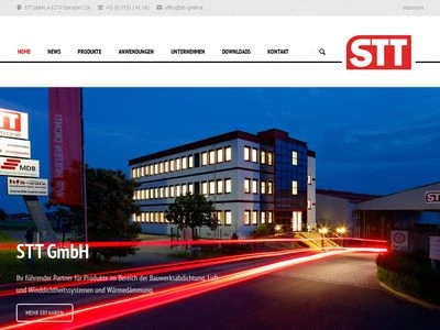 Website von STT GmbH