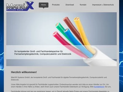 Website von MatriXX Systems GmbH