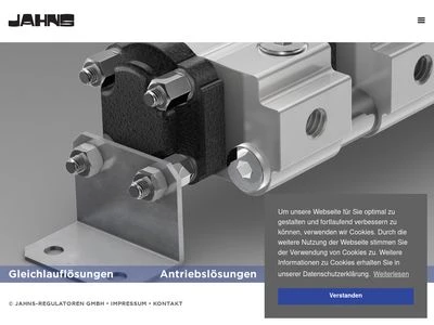Website von Jahns-Regulatoren GmbH