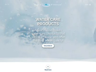 Website von Special Water Europe B.V.