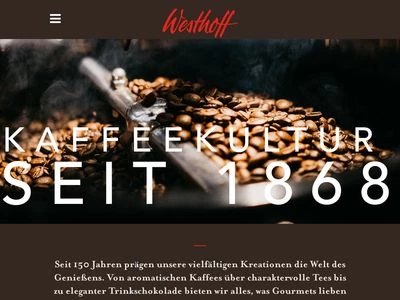 Website von Gebr. Westhoff GmbH & Co. KG