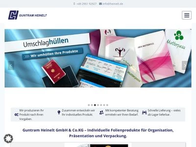 Website von Guntram Heinelt GmbH & Co KG