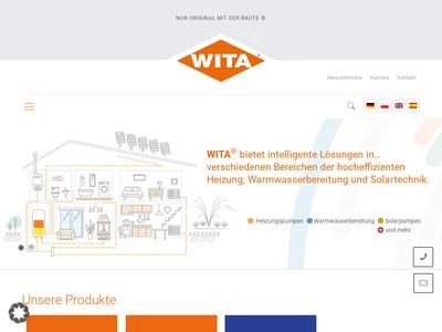 Website von WITA-Wilhelm Taake GmbH