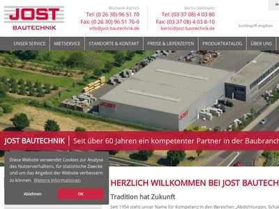 Website von Helmut Jost GmbH