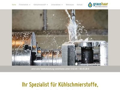 Website von Graushaar GmbH