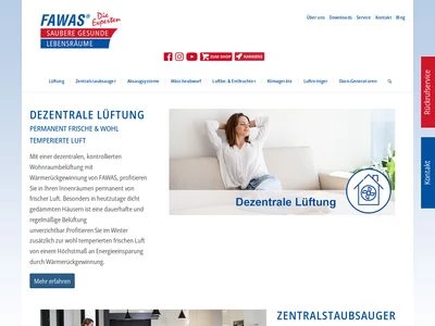 Website von FAWAS GmbH